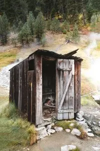 Bonneville Hot Springs in Idaho | Hot water is piped into this bathtub directly from the natural hot springs