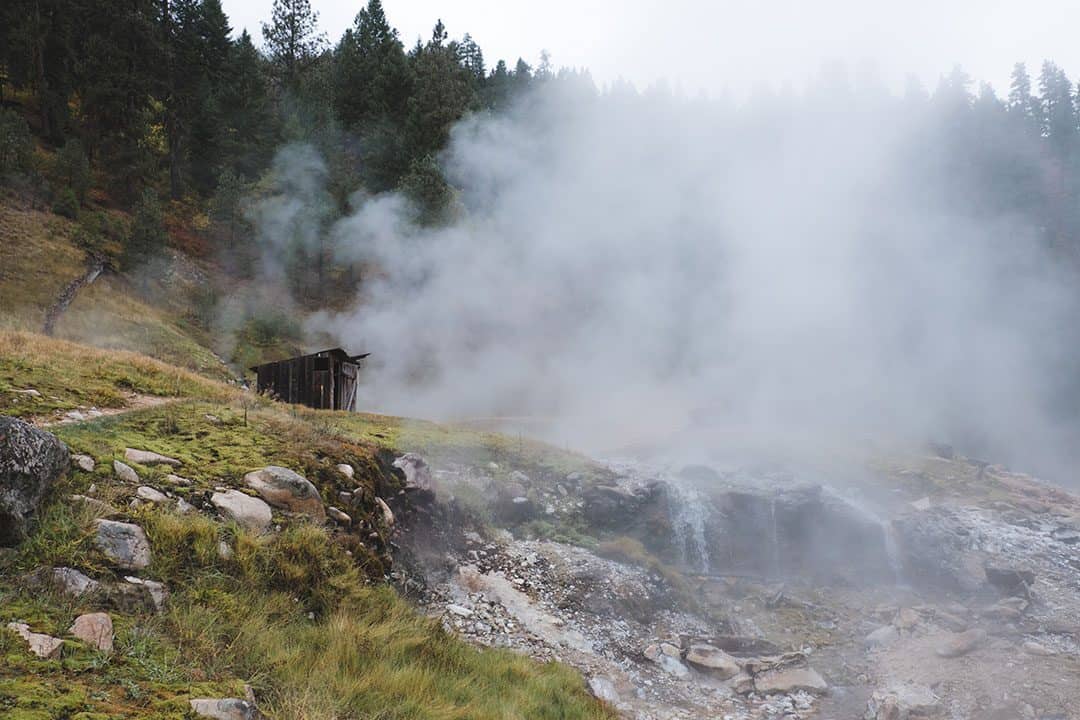 Bonneville Hot Springs near Lowman, Idaho