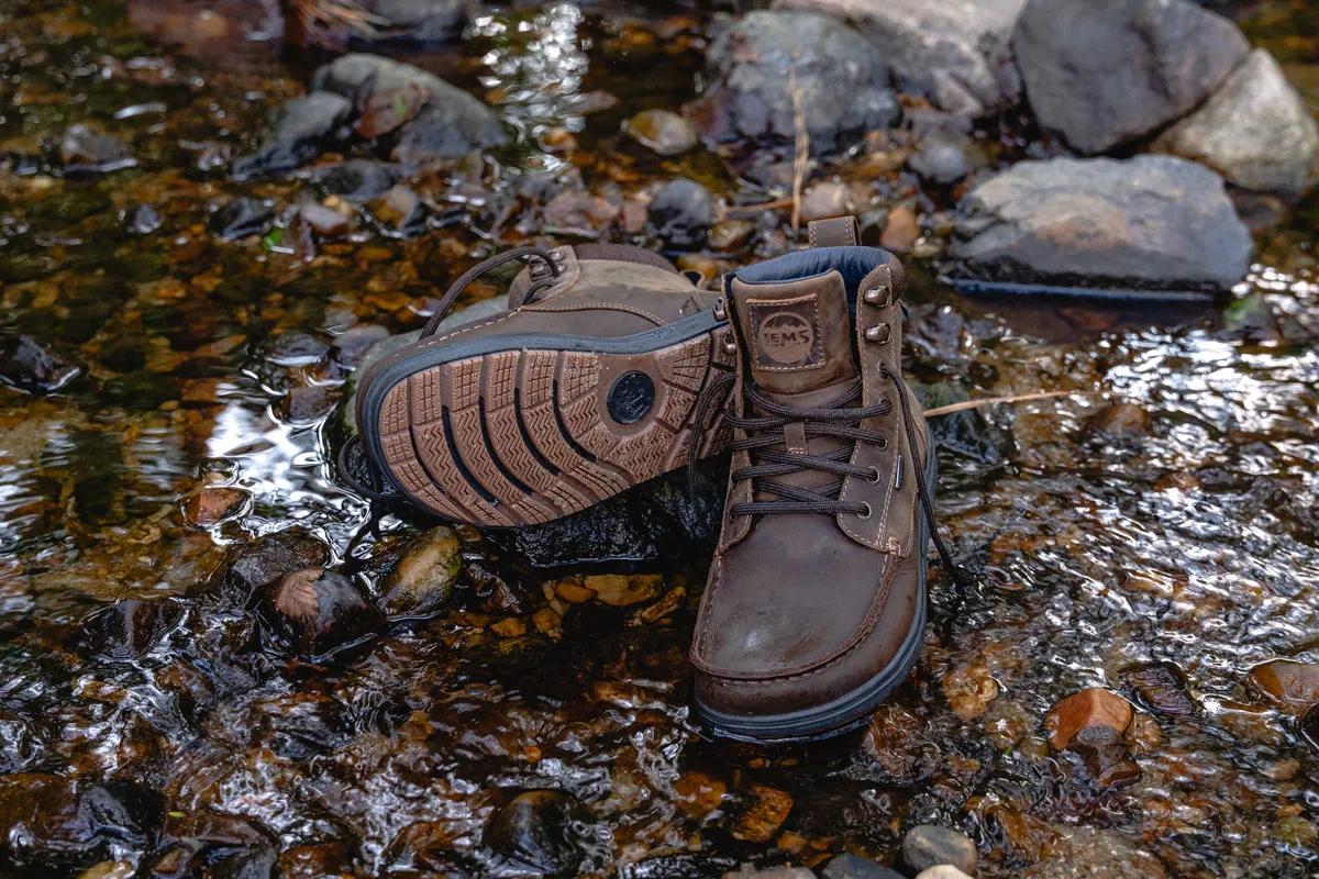 Lems Boulder Waterproof Grip Boots are minimalist winter boots