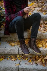 Mukishoes Quercus boots, made from cork