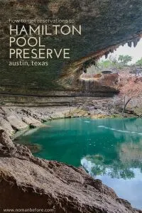 How to get Hamilton Pool Preserve Reservations