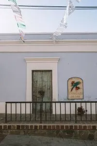 Colonial architecture in Todos Santos, Mexico