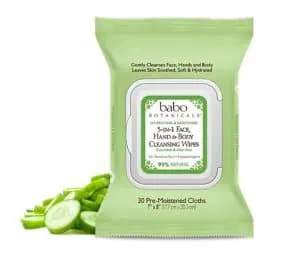 Babo Botanicals Face Wipes for Camping
