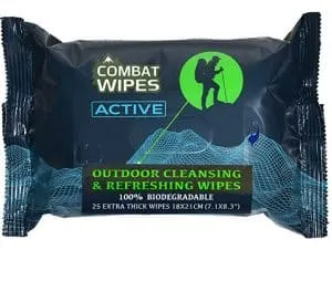 Combat Wipes for camping