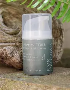 Rain Organica No Rinse Facial Cleanser for backpacking