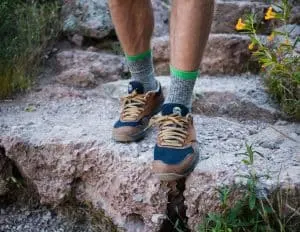 Lightweight merino wool socks perfect for summer hiking