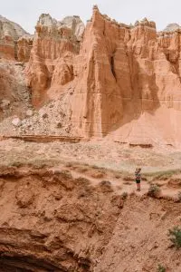 Gypsum Sinkhole in Capitol Reef National Park backcountry