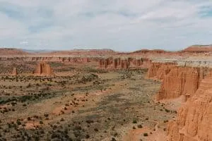 View from Upper Cathedral Valley Overlook