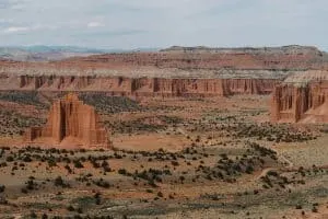 View from Upper Cathedral Valley Overlook
