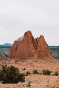 Monoliths in Upper Cathedral Valley