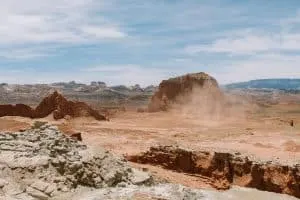 View from Lower South Desert Overlook on Cathedral Valley Loop, Capitol Reef National Park