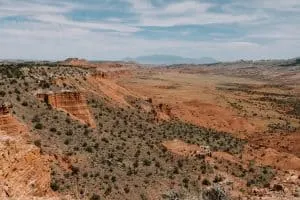 View from Upper South Desert Overlook on Cathedral Valley Loop
