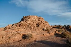 Glass Mountain in Cathedral Valley