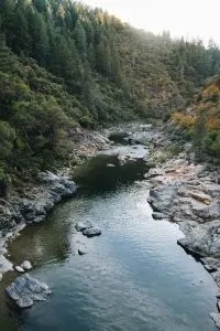 View down the Yuba River at Edward's Crossing