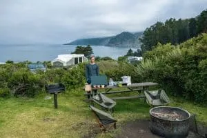 Campsite at Kirk Creek Campground in Big Sur