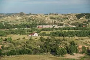 The town of Medora, North Dakota