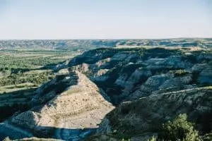 Badlands in North Dakota