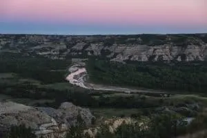 Sunset in Theodore Roosevelt National Park