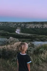 Sunset in Theodore Roosevelt National Park
