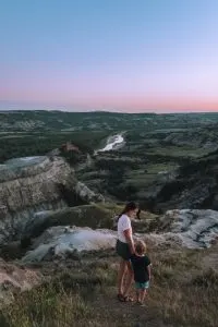 Sunset in Theodore Roosevelt National Park