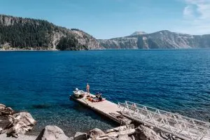 Cleetwood Cove Trail to the Shore of Crater Lake National Park
