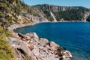Cleetwood Cove Trail to the Shore of Crater Lake National Park