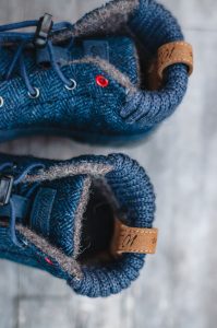 Warm Wool Barefoot Shoes for Kids by Wildling