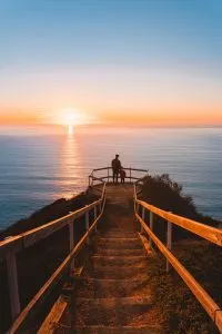 Sunset at Muir Beach Overlook