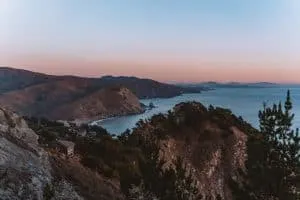 View of San Francisco from Muir Beach Overlook