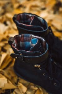 Wildling barefoot winter shoes with hemp-flax fleece lining