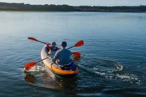 Kayaking in Elkhorn Slough near Kirby Park