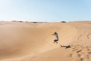 Fun playing in the Oceano Dunes