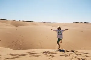 Fun playing in the Oceano Dunes