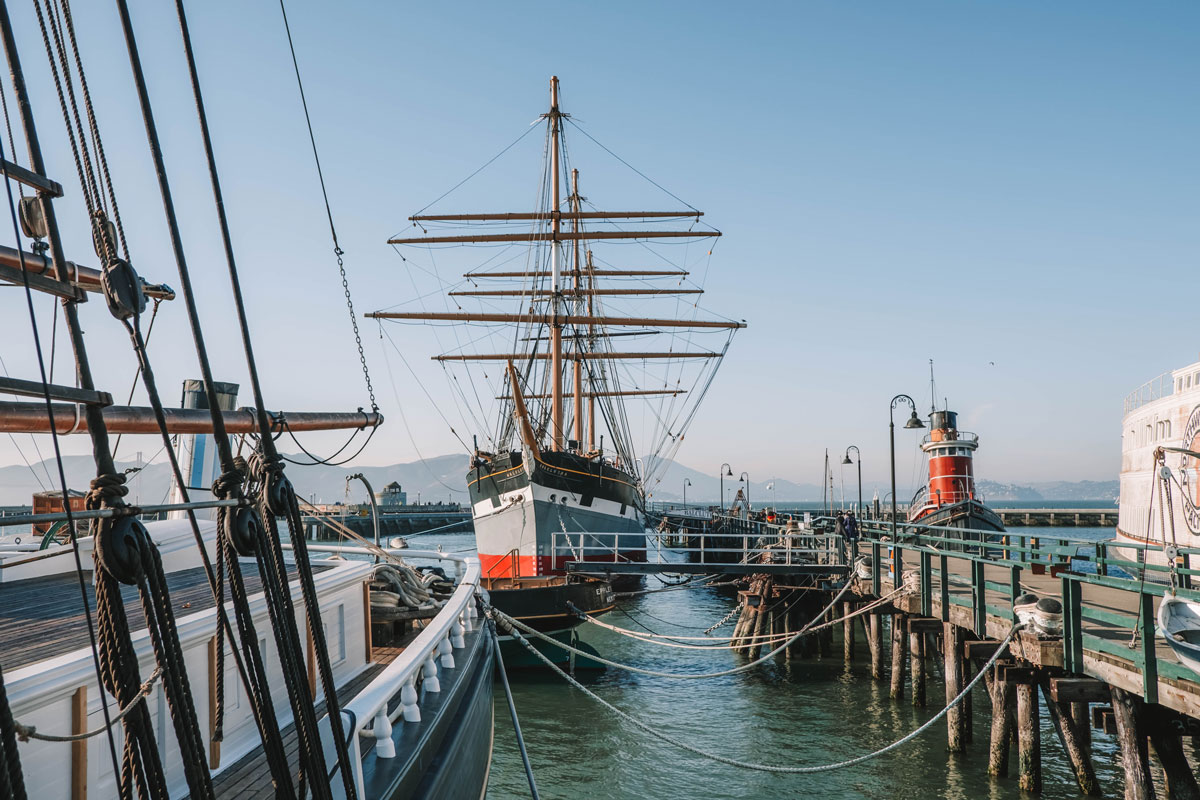 Ships at San Francisco Maritime National Historic Park