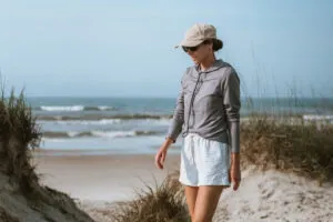 Ridge Merino Solstice Hoodie, a lightweight merino wool layer