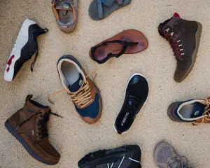 Barefoot Hiking Shoes with a wide toe box