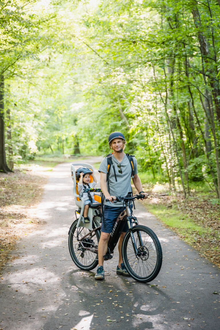 Best AllAround Family Electric Bike with Child Seat Aventon Level EBike