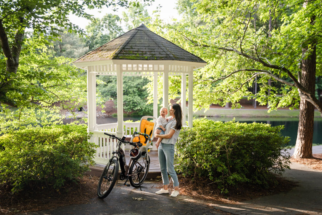 Best AllAround Family Electric Bike with Child Seat Aventon Level EBike